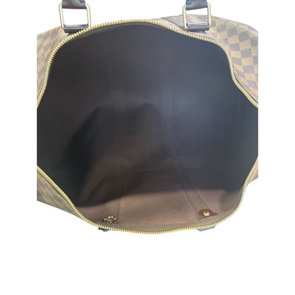 384. Louis Vuitton Keepall Bandolier 45 Damier Ebene Duffle - Picture 8 of 8